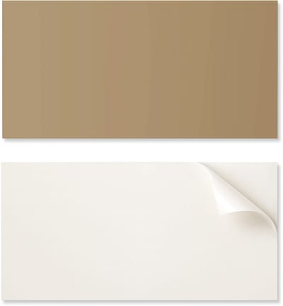 Zelfklevend vinylpaneel voor een tienerkamer, 100x50 cm, donkergeel