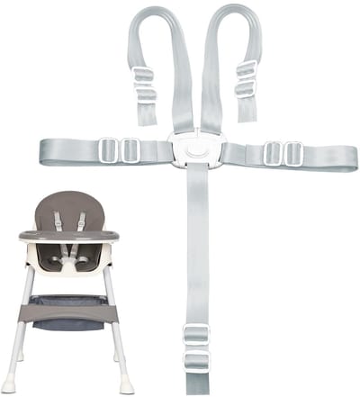 Dailygoods- Kinderstoelgordel 5-punts - Veiligheidsgordel - Verstelbare Riem - Opvouwbaar - Nylonweefsel - Universele Maat
