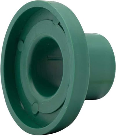 Topgear Stofkapje groen - 13 cm - voor korte as - diameter 20 mm - hoogte 28 mm