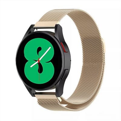 By Qubix - Milanese bandje - Vintage goud - Geschikt voor Xiaomi Redmi Watch 5 Active / Redmi Watch 5 Lite
