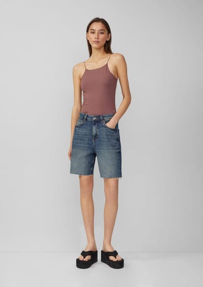 Mom Jeans Bermuda Dames QS