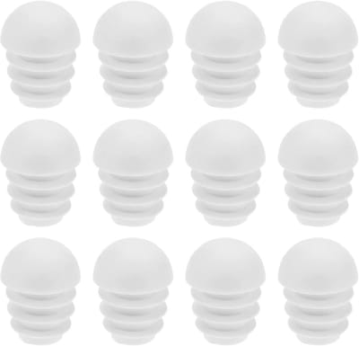 Plastic doppen - Buispluggen Meubels - Vloeren Beschermen - Duurzaam UV-bestendig - 16 mm - Wit