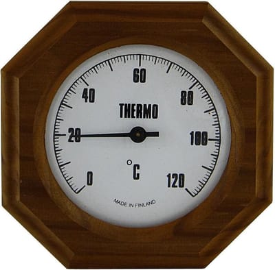 Saunia - sauna thermometer - heat treated wood