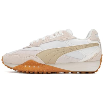 Puma Blktop Rider Mode Polyvalent Respirant Léger Chaussures Décontractées Basses Unisexe sneaker Blanc Marron 401440-04 44 beige