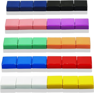 Kleurrijke ronde magneten voor whiteboard en koelkast, decoratieve magneten voor creatieve projecten en organisatie (30 stuks)