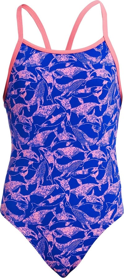 Minky Pinky Diamond back one piece - Meisjes | Funkita | Maat 128