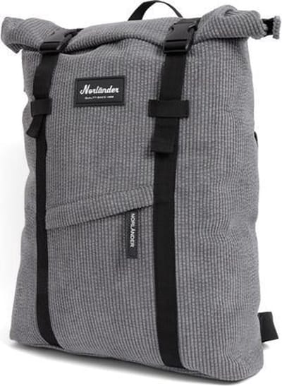 Norländer Rugzak Vintage Ribbel backpack 28L -  Grijs - Corduroy