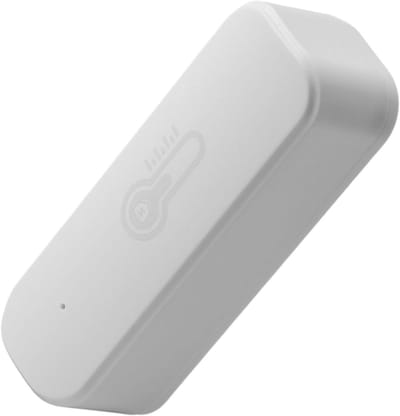 Temperatuur Vochtigheid Sensor - Klimaat Monitor - Slim Huis - Real-time Updates - 70 x 25 x 21 mm - Wit