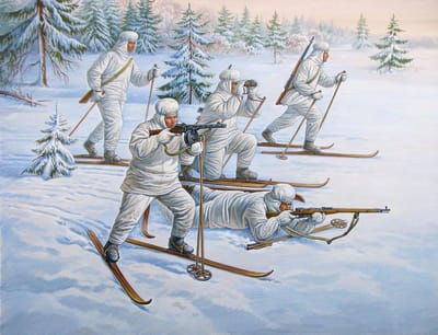 Zvezda - Soviet Skiers (Zve6199) - modelbouwsets, hobbybouwspeelgoed voor kinderen, modelverf en accessoires