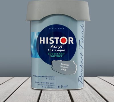Histor Perfect Finish Lak Acryl Zijdeglans 0,75 liter - Tendens