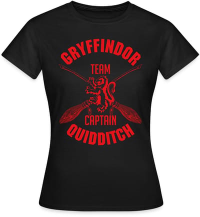 Harry Potter Gryffindor Quidditch T-Shirt Dames