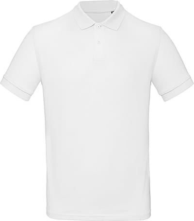 Wit Polo shirt B&C maat XL