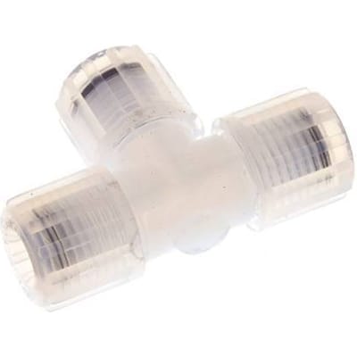 8x6mm PFA T-Vorm Tee Snij Fitting 10 Bar