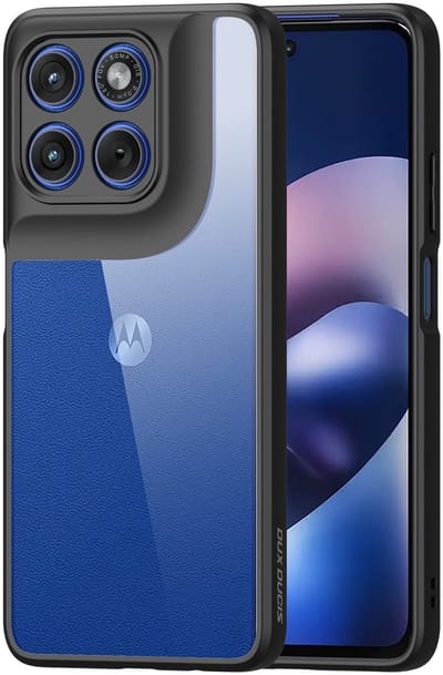 Dux Ducis Hoesje - Geschikt voor Motorola Moto G37 / G47 Hoesje - Dux Ducis Aimo Series - Transparant TPU Back Cover - Zwart