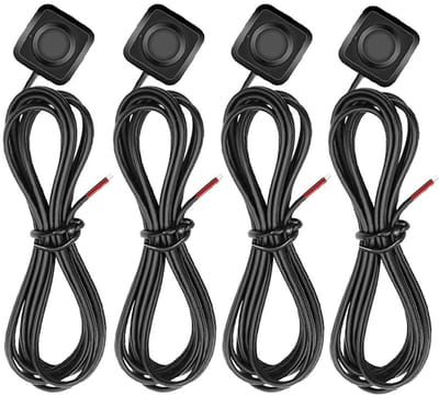ONF3 - Momentary Push Button Switch - 4 Stuks - Compact ontwerp - AAN/UIT Claxonknoppen - Voor 12V-24V Autoclaxon - Handmatig gebruik