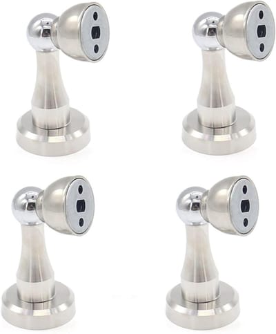 Magnetische Deurstopper - Deurhouder - Deur Open Houden - Soft-Catch Ontwerp - 4 Stuks - Zwart