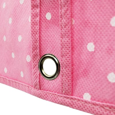 Ademende Kledingbeschermhoes 152 cm Roze Wit Gestippeld