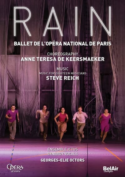 Ballet De L'Opera National De Paris - Rain - A.T. De Keersmaeker (DVD)
