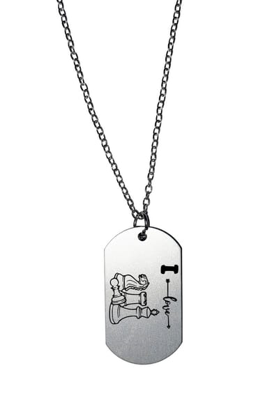 Akyol - i love schaken ketting - Schaken - beste schaker - queen's gambit - schaken - schaakmat - koning - koningin