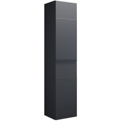 burgbad Fiumo tall cabinet 35 x 32 x 160 cm, 2 doors, stop right, with handle G0200 HSLX035-R-F3958-G0200
