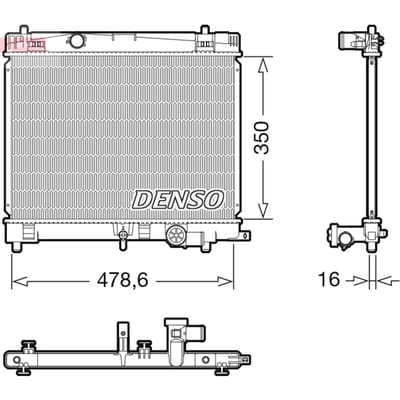 Radiator DENSO DRM50137