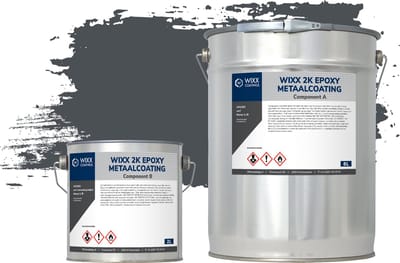 Wixx 2K Epoxy Metaalcoating - 10L - RAL 7016 | Antracietgrijs