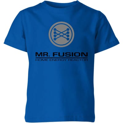 Back To The Future Mr Fusion Kids' T-Shirt - Blue - 98/104 (3-4 jaar)