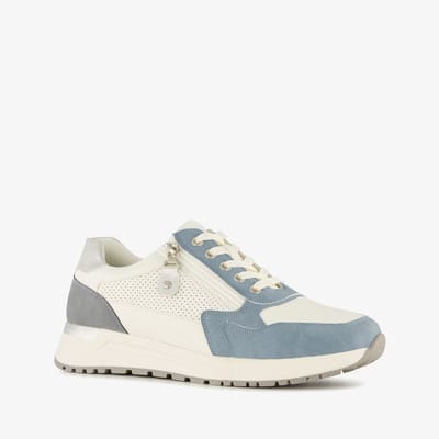 Natuform dames sneakers blauw wit - Maat 36 - Uitneembare zool