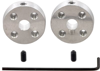 universele aluminium montagehub voor 5 mm as, M3 gaten (2-pack) Pololu 1998