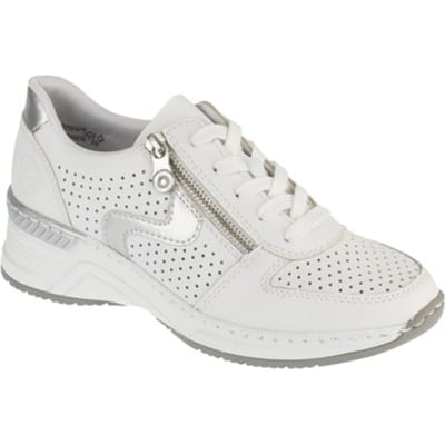 Rieker Sneakers N4340, Vrouwen, Wit, Sneakers, maat: 40