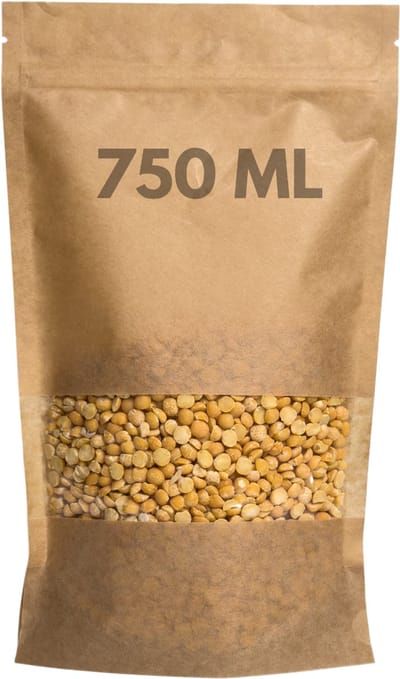 TopWosk - Papieren Doypack Zakje - Eco Small Window - 750ml - 25 Stuks