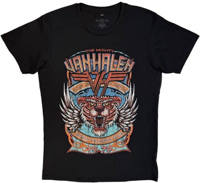 Van Halen - World Tour Heren Tshirt - M - Zwart