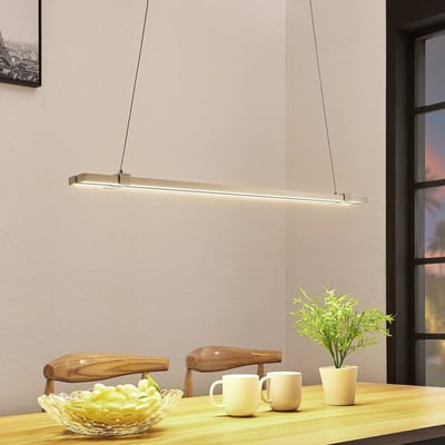 Lucande LED balkhanglamp Tymon, smal, uitschuifbaar