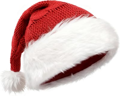 Volwassen Kerstmuts voor Winterse Feestdagen - Rode Santa Hat voor Nieuwjaarsfeest 55-60 cm