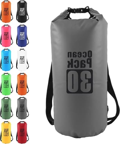 Waterdichte Dry Bag voor Paddle Boarding en Outdoor Activiteiten - Verkrijgbaar in 2L t/m 30L, Ideaal voor Reizen en Kamperen