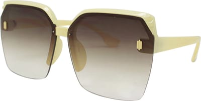 Sun Fun Oversized Retro Zonnebril - Premium Zonnebril - Dames - Trendy & Cool - Festival Zonnebril - UV400