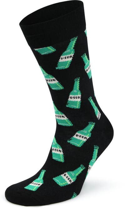 Happy Socks Sokken Beer - Maat 41-46 - Heren - Grappige sokken - Halfhoge sokken