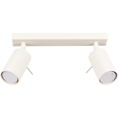 Sollux Lighting Plafondlamp Ring - GU10 - beige - staal - 17x30x6cm