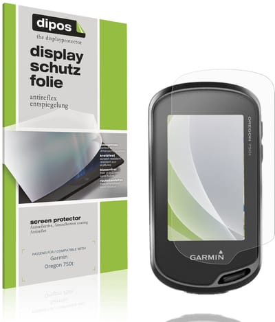 dipos – 2x Matte Beschermfolie geschikt voor Garmin Oregon 750t | Krasbestendige & antireflecterende Screenprotector Ultra-Thin