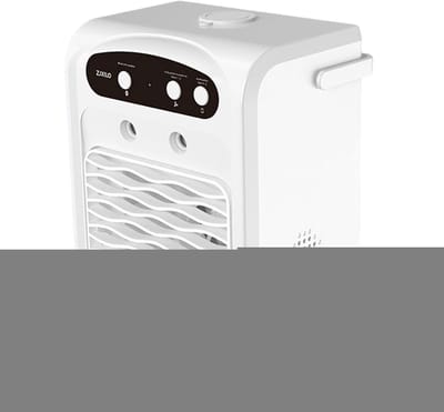 Draagbare Airconditioner - Persoonlijke Koeler - Ruimte Koelen - Met Speaker Bevochtiger - 21 x 15.5 x 11 cm - Wit