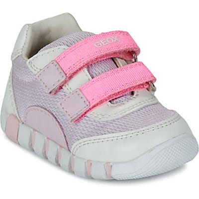 GEOX IUPIDOO PEUTER Sneakers - WIT/LILA - Maat 20
