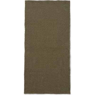 Ferm Living Organic Badhanddoek - olive