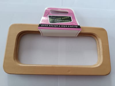 Opry Tasbeugel hout 16cm rechthoekig 1 paar