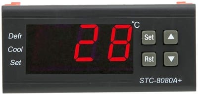 Dailygoody - Digitaal Thermostaat - Temperatuurcontrole - Energiezuinig - 220 Volt - Alarmerende Thermostaat - Geschikt voor Koelen en Ontdooien - Mod..