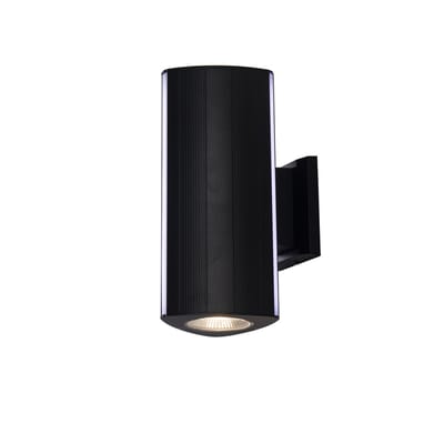Moderne Buitenwandlamp up down Zwart IP65 incl. LED Wit Licht - Garleds Setos