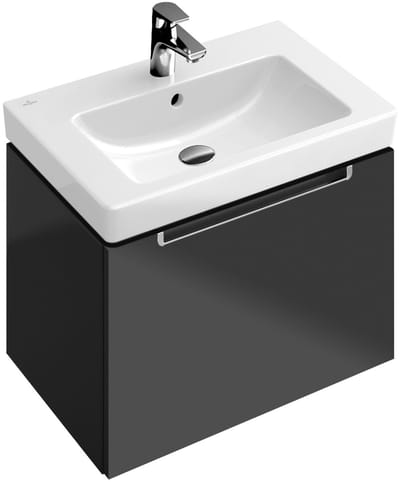 Villeroy & Boch Subway 2.0 - Wastafel met overloop, 60x47 cm, met Ceramicplus, alpine wit 7113F0R1