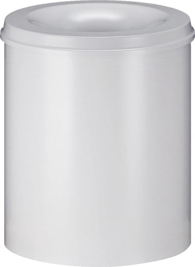 V-Part - Vlamdovende papierbak 80 liter - Steel - grijswit (R9002) - Prullenbak