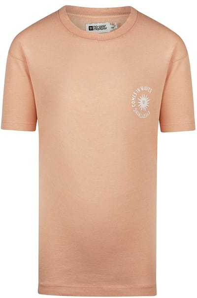 T - shirt loose fit dropped shoulder Soft orange - boys 2