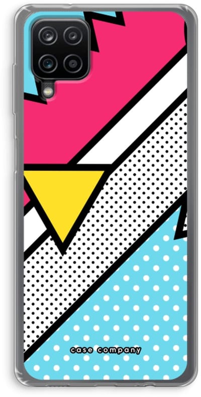 Hoesje geschikt voor Samsung Galaxy A12 hoesje - Pop Art #3 - Soft Cover Telefoonhoesje - Bescherming aan alle Kanten en Schermrand
