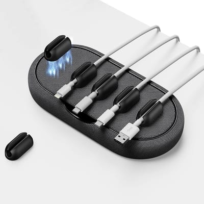 Multifunctionele Kabelhouder - Organiseer Jouw Kabels Voor Bureau en Nachttafel